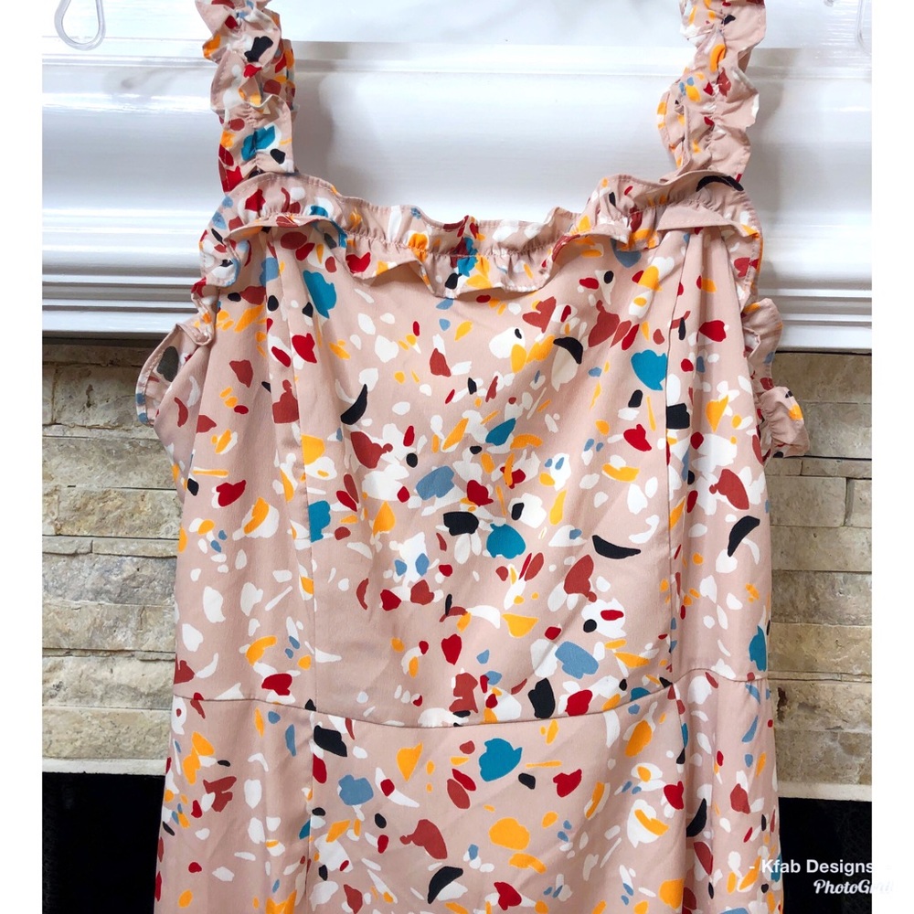 💖Lost + Wander Santa Rosa Blush Abstract Dress! - Picture 8 of 8